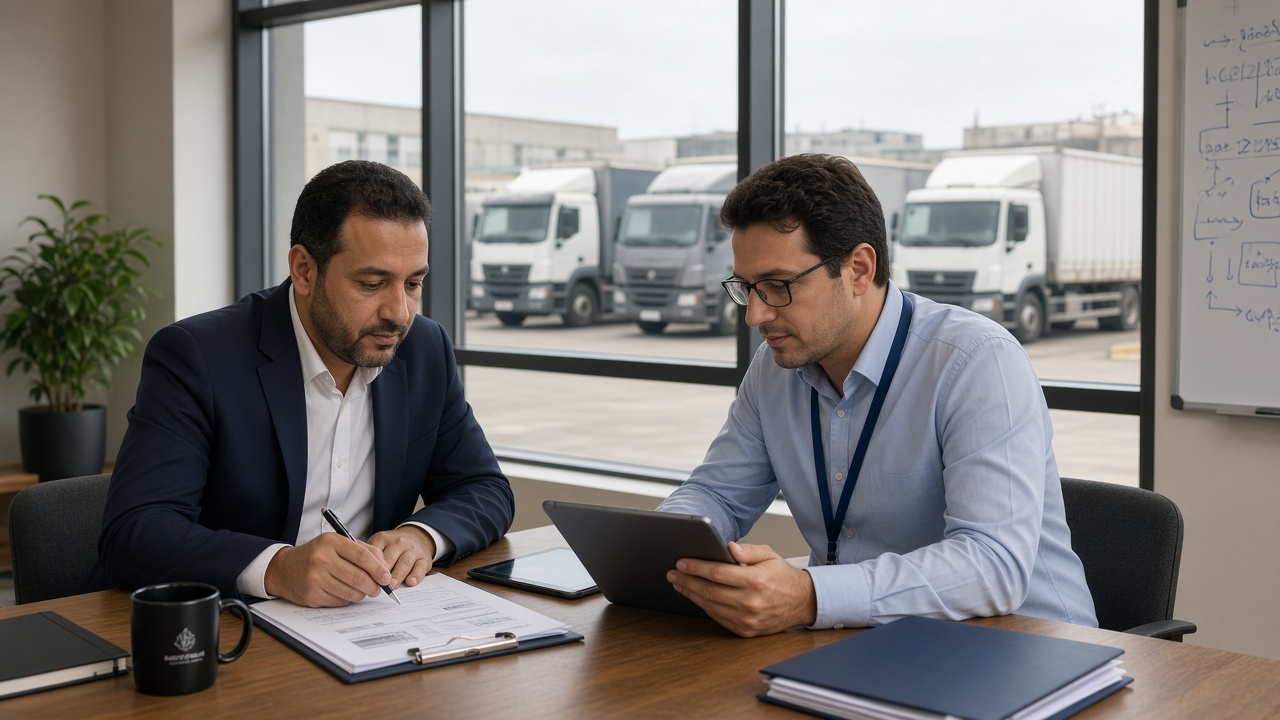 Responsable flotte étudiant une solution GPS et télématique pour ses véhicules au Maroc